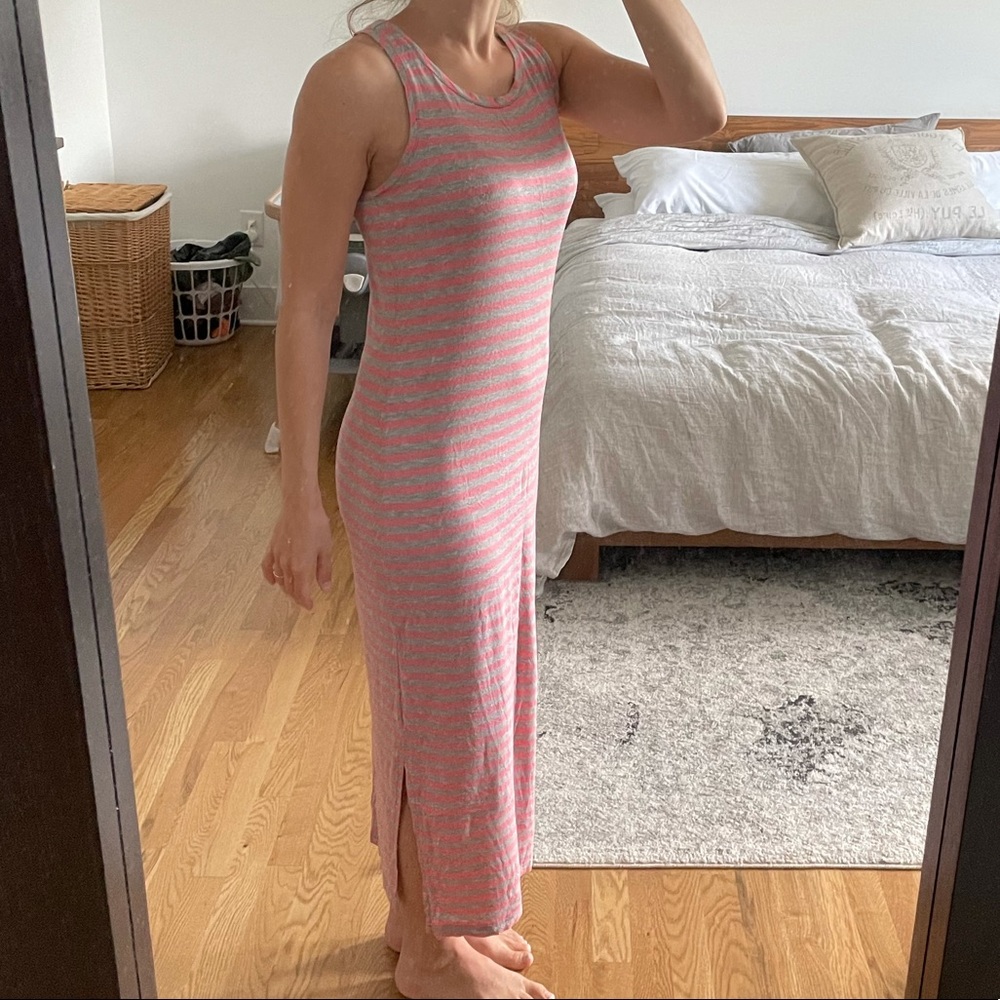 Striped maxi dress